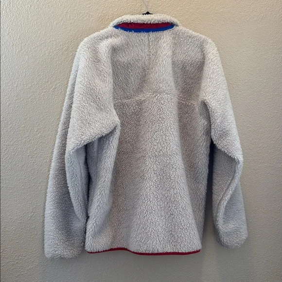 Patagonia Men's Classic Retro-X Jacket Red and Blue - Picture 8 of 8